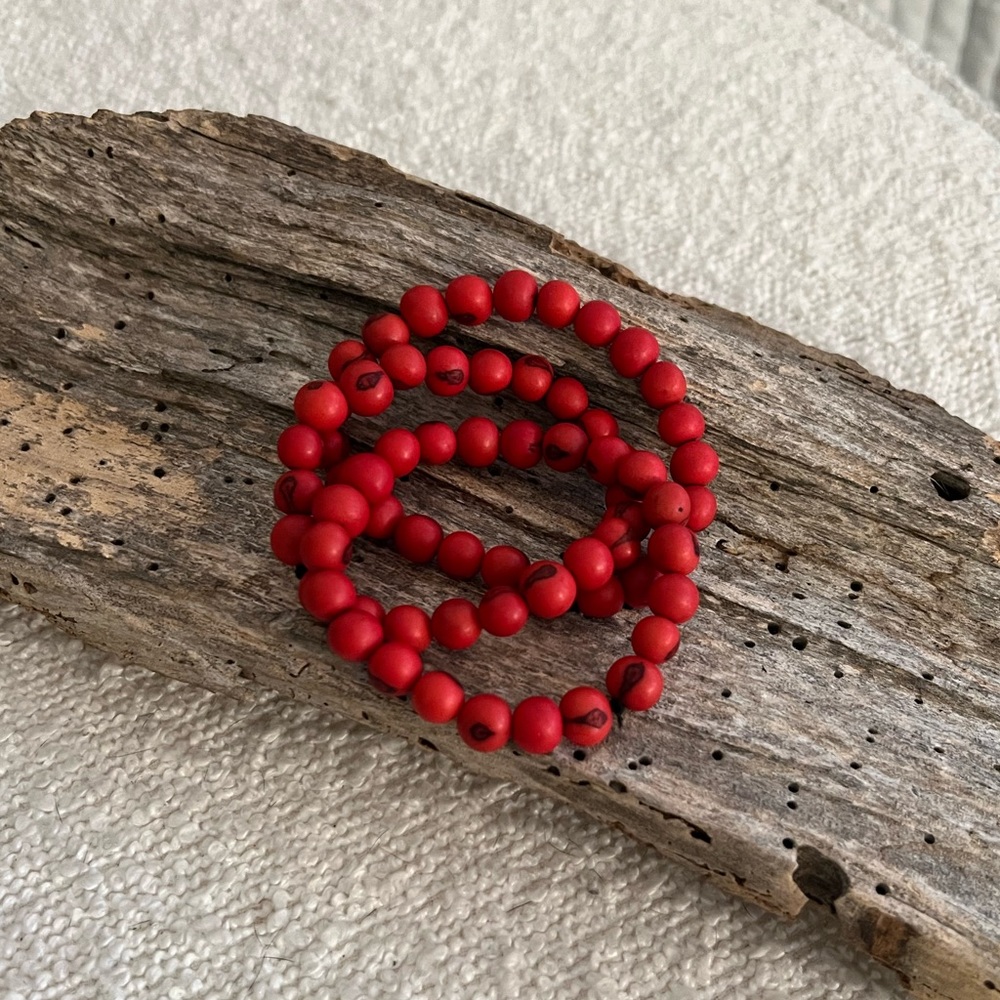 Açaí Beaded Elastic Bracelet